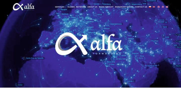 Alfaforwarding.pl — скриншот сайта