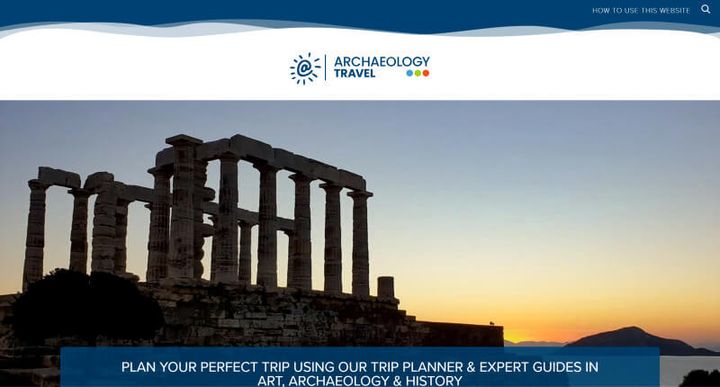 Archaeology Travel — скриншот сайта