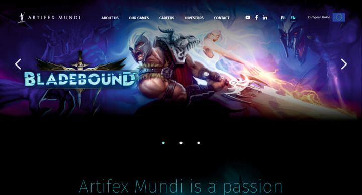 Artifex Mundi — скриншот сайта