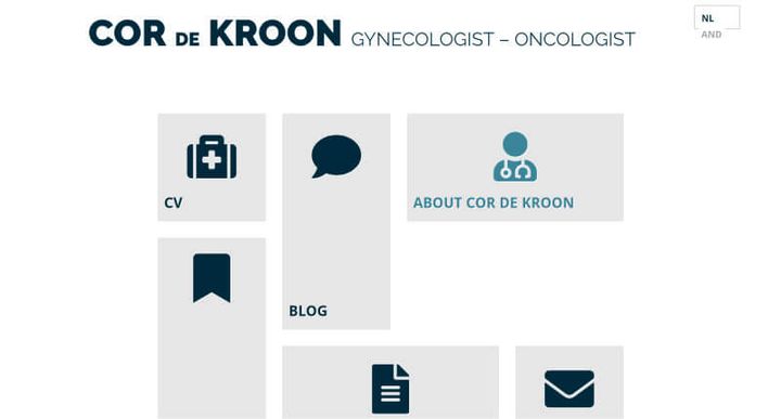 Cor de Kroon – 网站屏幕截图