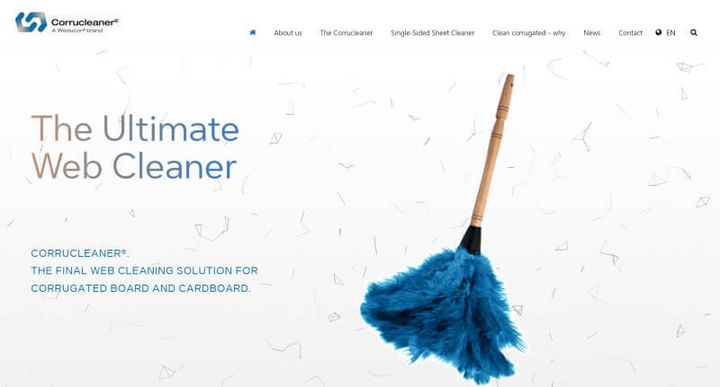 Corrucleaner — скриншот сайта