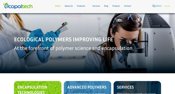 ECOPOL TECH — скриншот сайта