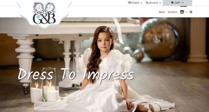 Girl & Boy – screenshot del sito web