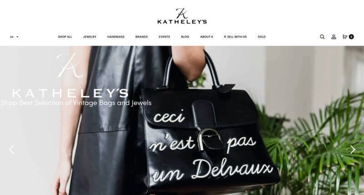 Katheley's — скриншот сайта