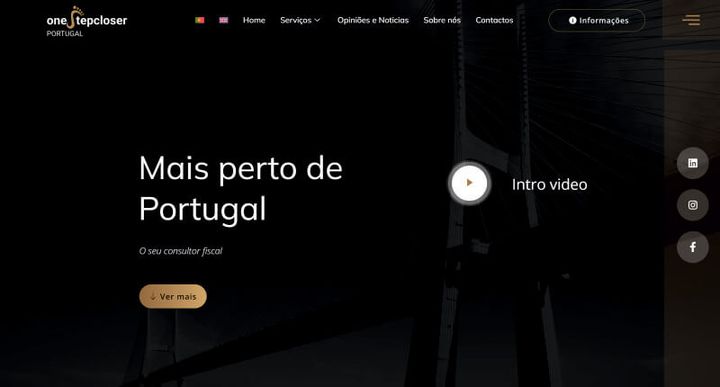 ONESTEPCLOSERPORTUGAL — скриншот сайта