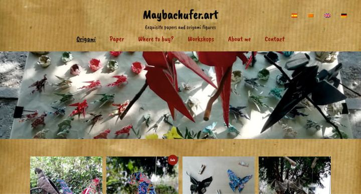 Origami - Maybachufer.art – 网站屏幕截图