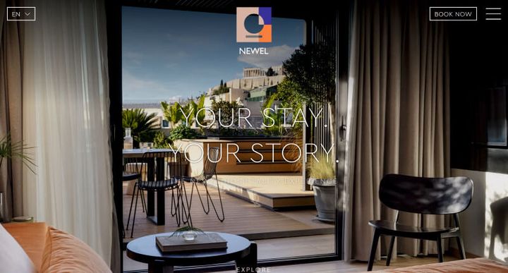 The Newel Hospitality Collection — скриншот сайта