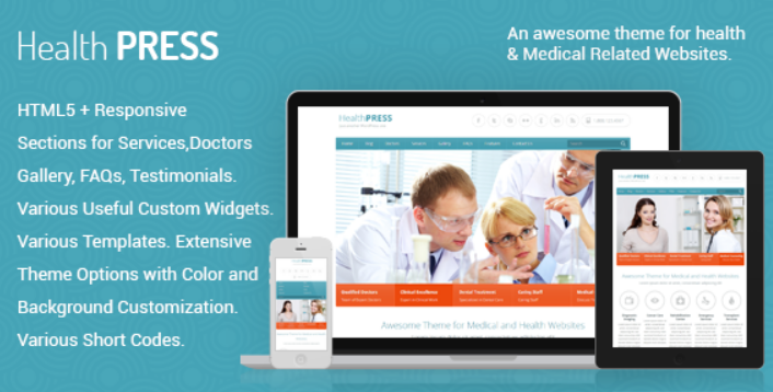 Ảnh chụp màn hình giao diện HealthPress