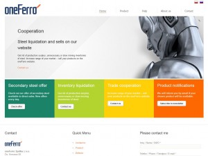 Mehrsprachige oneFerro-Website