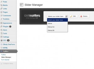 Slider im Dashboard von oneFerro