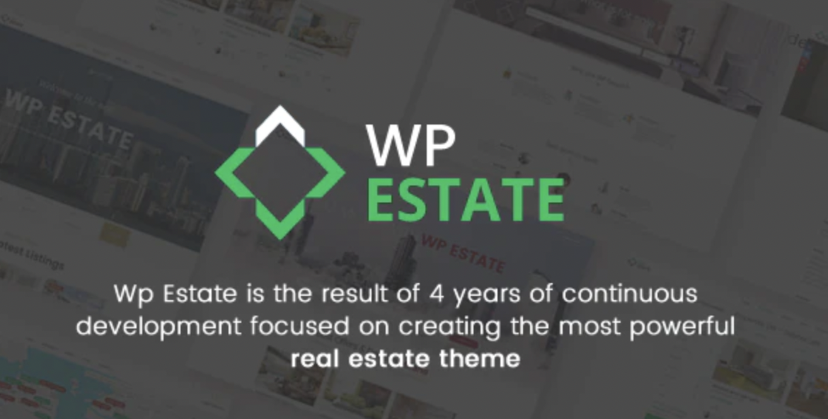 ภาพหน้าจอธีม WP Estate