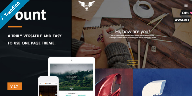 Fount theme screenshot