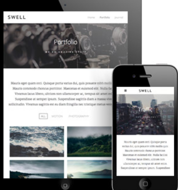 Ảnh chụp màn hình giao diện Swell
