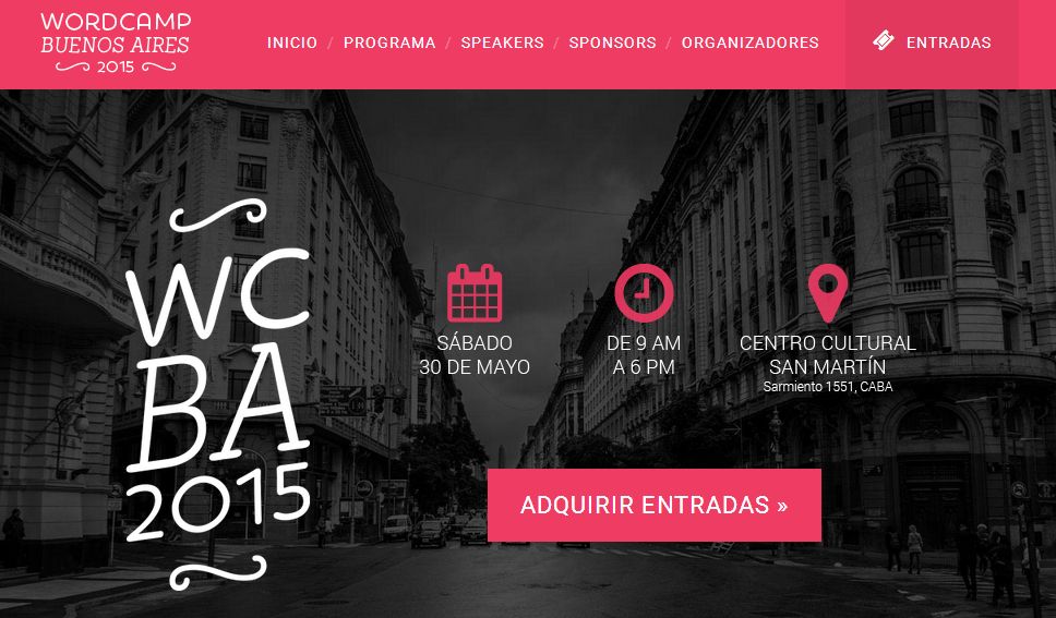 WordCamp BA公式サイト