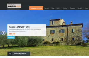 Slider with properties on antonini-realty.com