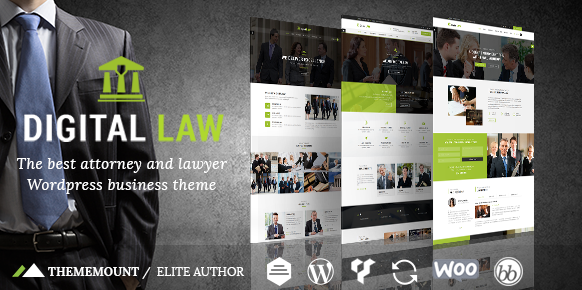 Digital Law theme screenshot