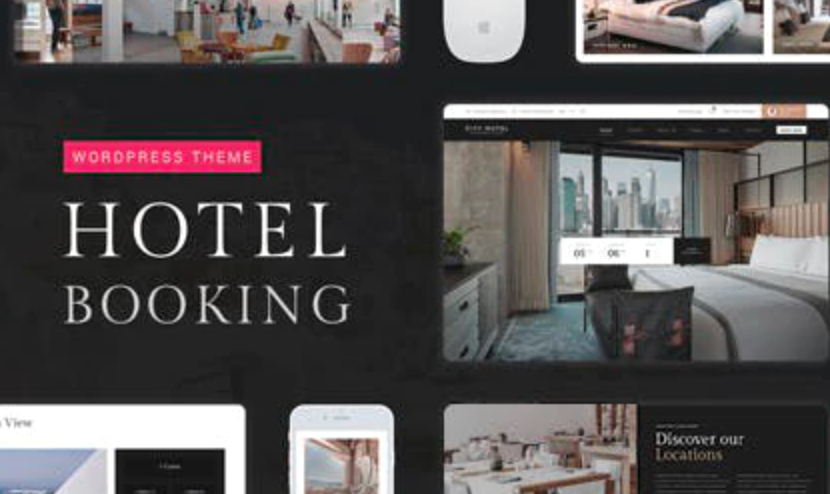צילום מסך של ערכת העיצוב Hotel Booking