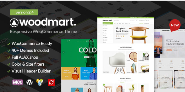 ภาพหน้าจอธีม Woodmart