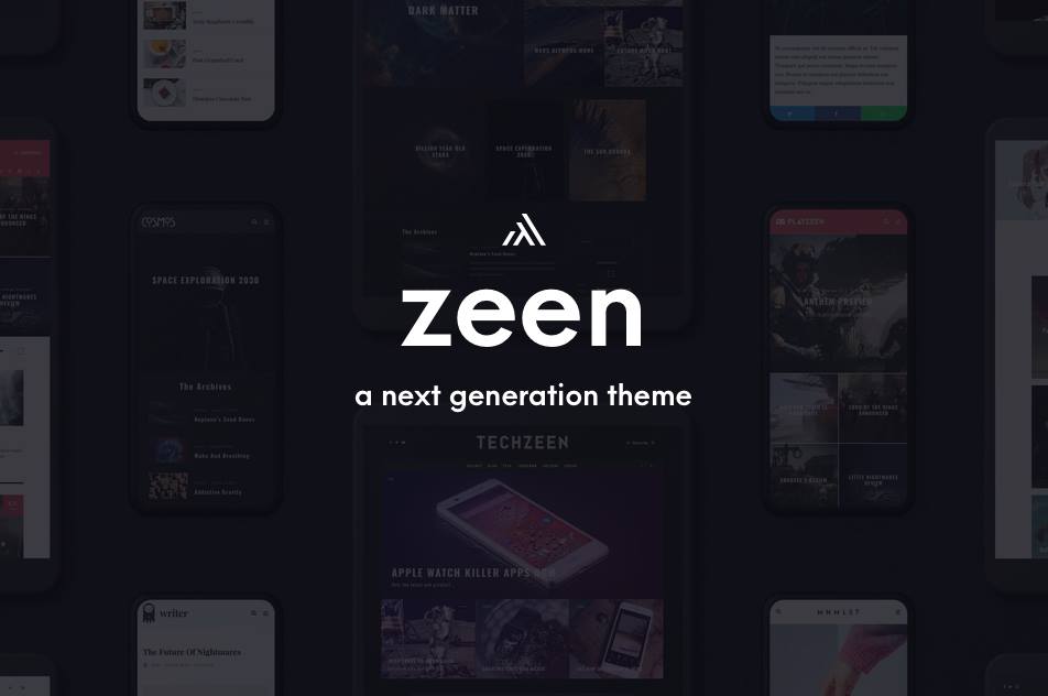 Zeen theme screenshot
