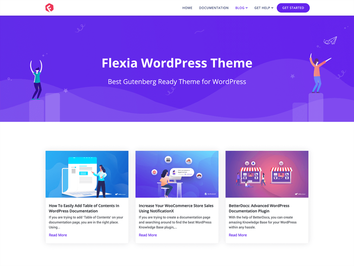 Flexia theme screenshot