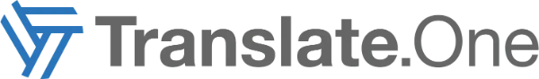 Logo của Translate.One