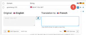 Translate your strings with only one click