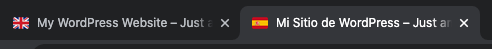 Xem favicon bằng ngôn ngữ mặc định và ngôn ngữ phụ