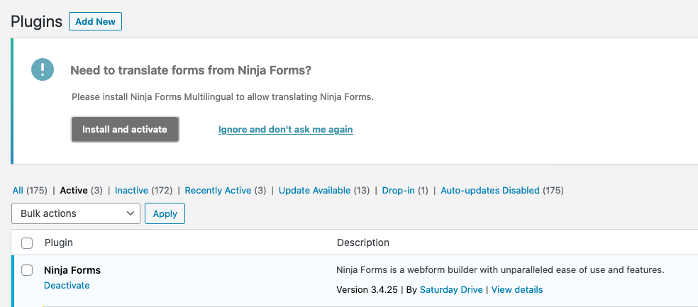 Proactively suggesting a glue plugin for a 3rd party plugin