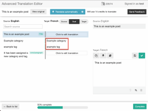 Taxonomy term translations already completed when opening the Advanced Translation Editor