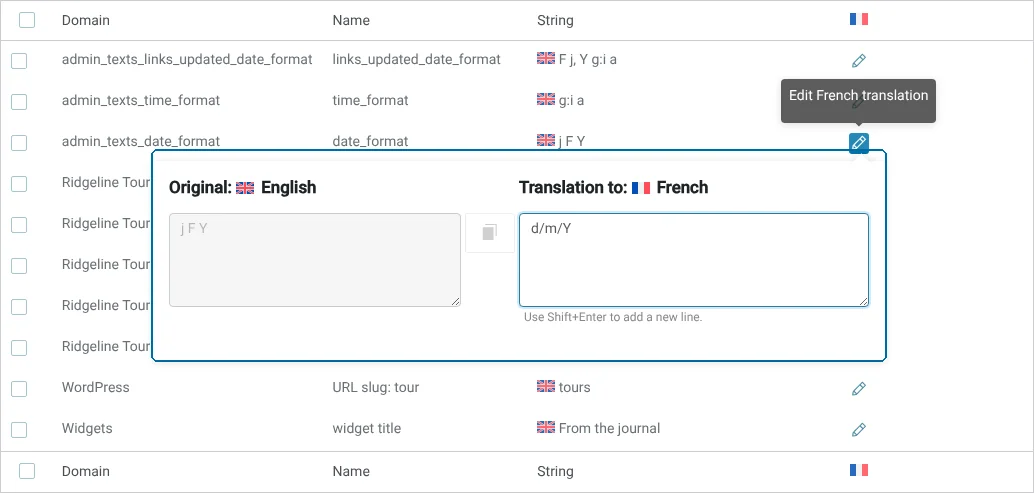 Translating date_format in String Translation
