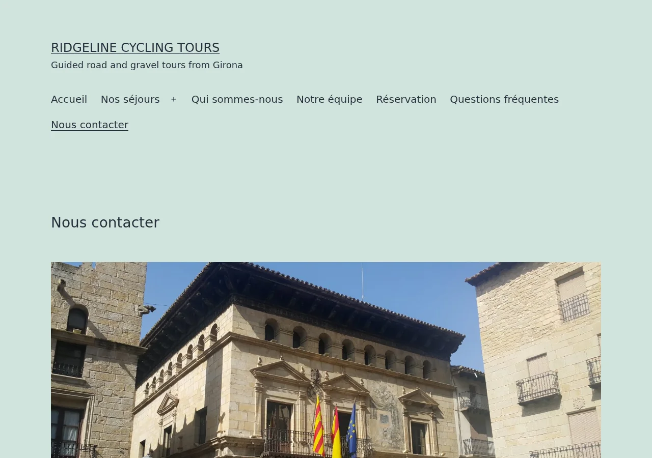 Contact page in French
