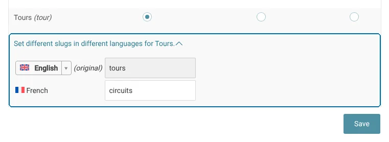 Translating slugs for custom post types