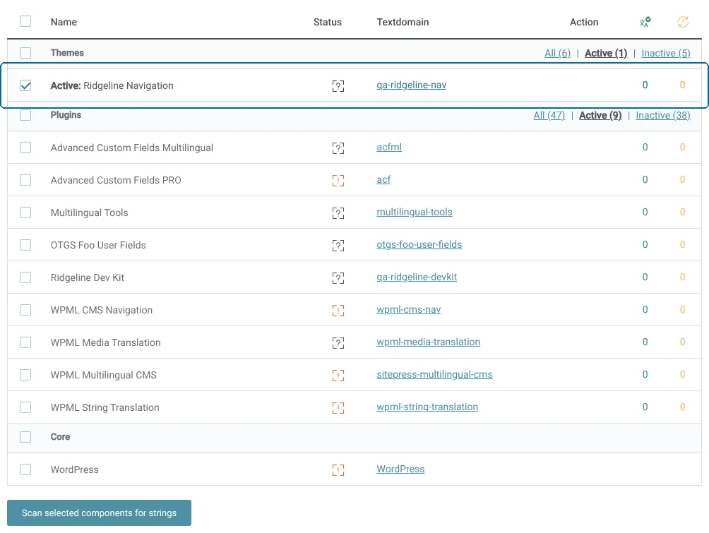 Multilingual Tools Overview page
