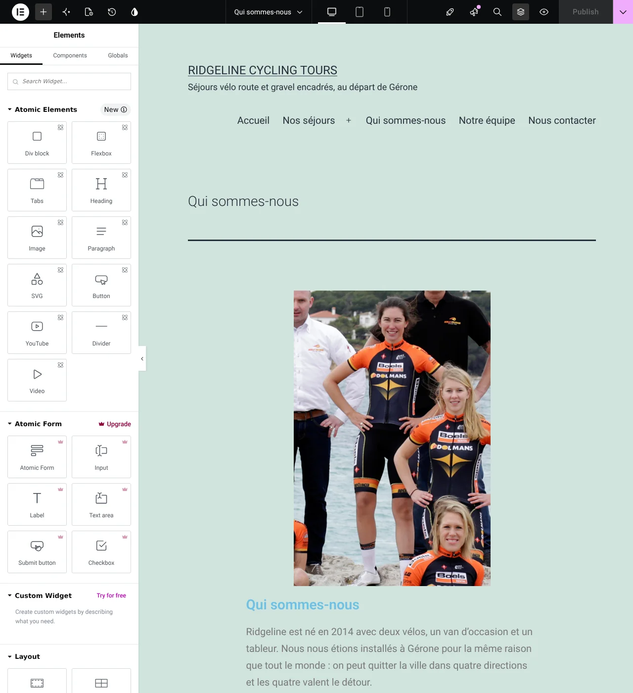Traducir manualmente los textos dentro de los widgets