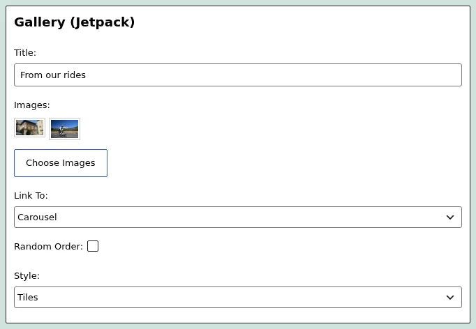 Jetpack 小工具图库与 WPML