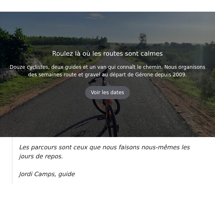 Page in French