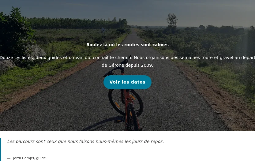 Page in French