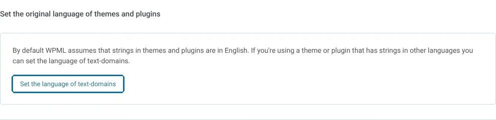 Changing source language of strings by domain