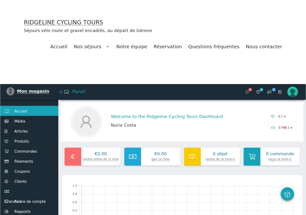 Navigating to the vendor store dashboard and switching the language