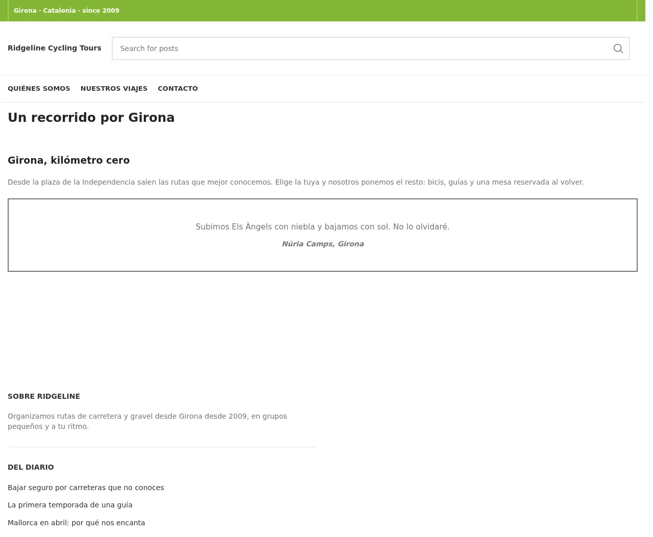 Page in Spanish