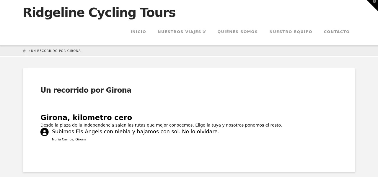 A tour of Girona in Spanish