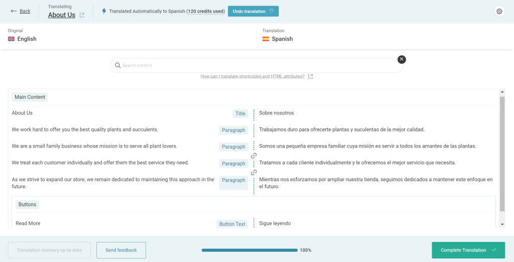 editing translations in the Advanced Translation Editor